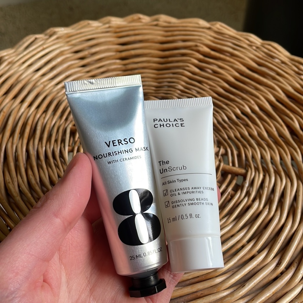 NEW Verso/Paula’s Choice mini face mask & face wash